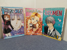 Lot of 3 Various Manga Volume 1's Imadoki Naowadays, Peach Fuzz, Otomen picture