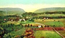 C.1910s Delaware Water Gap.  Farms. Cemetery. Panoramic. Rolling Hills. Vintage. picture