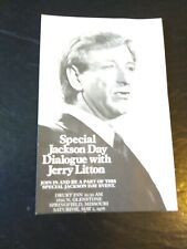 Jerry Litton Missouri Senator Campaign Pamphlet 1976 Local Senate Springfield picture