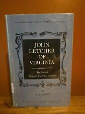 John Letcher of Virginia: The Story of Virginia's Civil War Governor, F.N. Boney picture