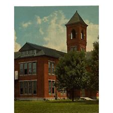Antique 1915 Litho Ephemera Postcard High School Deshler OH CT Colorchrom Posted picture