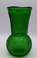 Vintage Emerald Green Glass Vase;CFG CL8 3 picture