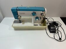 Vintage WHITE Model 455 Sewing Machine with Case Manual & Parts Tested Working picture