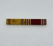 Vintage 1940s WWII Pin Ribbon Bar Single Row Pinback Collar US Army 6 picture