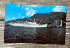 Vintage SS Universe Cruise Ship Boat Post Card K picture