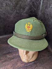 VINTAGE SPAIN ARMY CAP GREEN picture
