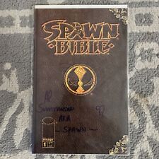 SPAWN BIBLE COMIC BOOK #1 SIGNED picture