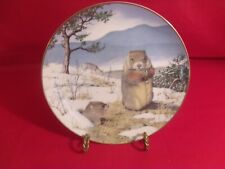 The Woodland Year Woodchucks Plate picture