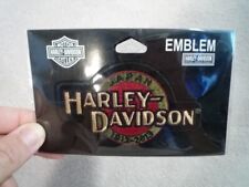 OFFICIAL HARLEY DAVIDSON JAPAN 1913-2013 MOTORCYCLE JACKET PATCH ~ BRAND NEW picture