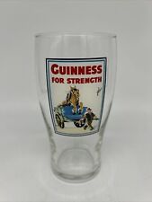 Vintage Guinness For Strength Horse Pint Glass Beer Museum Dublin Ireland  picture