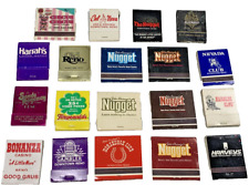 VTG 90s Matches Reno Nevada Casino Matchbooks Advertising Collection Lot of 19 picture