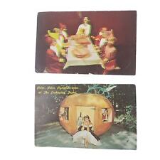 2 Vintage Postcards The Enchanted Forest Old Forge NY Unused Psychedelic picture