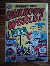 Journey Into Unknown Worlds 38 1951 Facsimile/Rp Land Of Missing Men Also... picture
