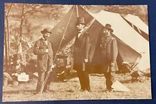 Postcard President Lincoln at Antietam Allan Pinkerton General McClernand picture
