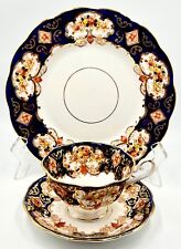 1950s ROYAL ALBERT HEIRLOOM IMARI TRIO: PLATE, CUP, SAUCER, EXCELLENT CONDITION picture