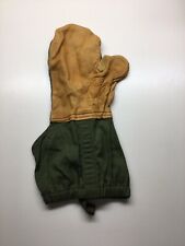 1951 US Military Army Trigger Finger Leather Mitten Shell - One Right Hand - NEW picture