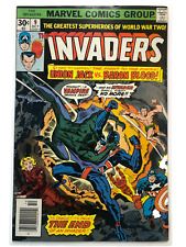 The Invaders #9 Vintage Marvel 1976 Baron Blood/Union Jack Very Nice Condition picture