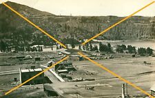 1912 Lyle WA Klickitat County early town view warehouses under construction picture