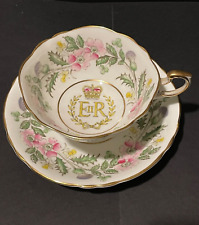 Paragon 1953 H.M. Queen Elizabeth II Coronation Commemorative Tea Cup and Saucer picture