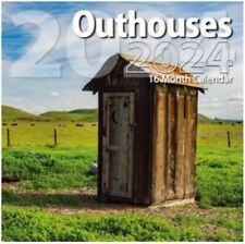 2024 Outhouses Full Size Wall Calendar for Planning, Scheduling, and Organizing picture