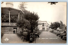 Cuernavaca Morelos Mexico Postcard Juarez Garden c1930's Vintage RPPC Photo picture