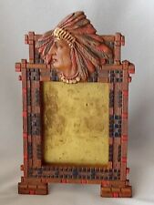 RARE JUDD INDIAN CHIEF CAST IRON #5658 PICTURE FRAME picture