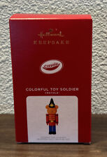 Hallmark 2021 Crayola Colorful Toy Soldier Christmas Holiday Ornament New Decor picture