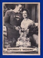 SUPERMAN'S WEDDING 1966 TOPPS SUPERMAN #42 STAINED NO CREASES picture