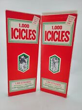 New Unopened 2 Sealed Boxes 1965 Vintage Rauch Industries Tinsel Icicles RETRO picture