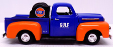 ERTL 1951 FORD F-1 PICKUP TRUCK W/TIRE RACK 2001 GULF Station Edition NOS picture