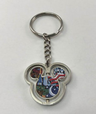 Vintage WALT DISNEY WORLD Souvenir Key Chain / Key Fob ~ Mickey Mouse picture