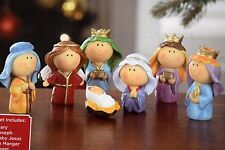 Children's Nativity Set 7-Piece Youth Christmas Decor Holiday Time  picture