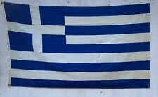 VINTAGE PARAMOUNT FLAG CO.  AJAX 100% Cotton 3 x 5 GREECE Header & Grommets picture