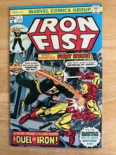 Iron Fist #1 Raw Higher Grade CGC Ready Iron Fist Battles Iron Man Marvel picture
