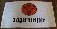 Jägermeister Large 3' x 5' White Flag - Never Opened - Banner - Backdrop - NEW picture