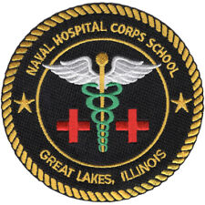 Great Lakes Illinois Naval Hospital Corps School Patch picture