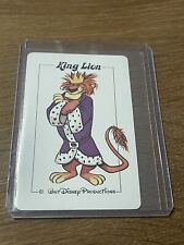 Authentic Rare Vintage Walt Disney Productions “The Old Witch” King Lion Card picture