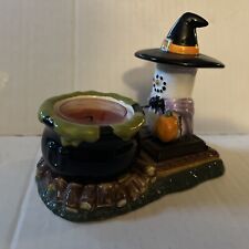 The original S'mores Ceramic candle holder Halloween Witch Pot Figurine 4”H picture
