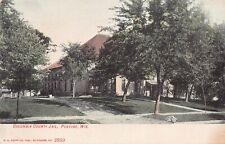 Portage WI Wisconsin Columbia County Jail Sheriffs Office c1907 Vtg Postcard A43 picture