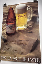 BUDWEISER - Discover The Taste 20x30” Poster Beer Vintage Rare Anheuser-Busch picture