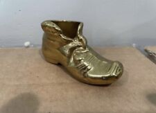 Vintage peerage mini brass boot decoration Trinket picture
