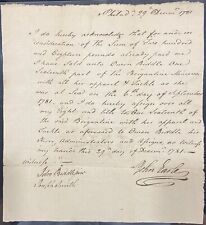 Incredible American Revolution Privateer Document Letter to Colonel Owen Biddle picture
