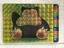 POKEMON - Japanese Sticker Card #15 - SNORLAX  Pocket Monsters  PRISM Vending picture