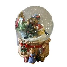 “A Beary Merry Christmas” Vintage Musical Snowglobe  (Plays “White Christmas”) picture