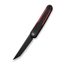 Civivi Knife KwaiQ C23015-1 Burgundy Black G10 Nitro-V Pocket Knives picture