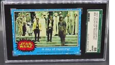 1977 Topps Star Wars A Day Of Rejoicing #56 SGC 8 picture