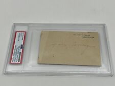 Grace Coolidge First Lady Signed Autograph White House Card PSA DNA j2f1c picture