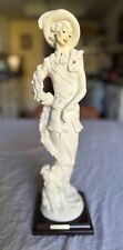 Italian artist Giuseppe Armani Figurine Collectible.  Woman With Dog. picture