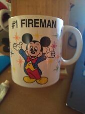 Vintage Southeast 1998 Mug Ceramic # 1 Fireman Tall 5 inch Used picture