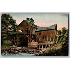 Postcard Unposted Maine Divided Mt. Desert The Old Mill #750 picture